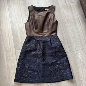 Anthropologie Lina Metallic Hutch Dress Size 4